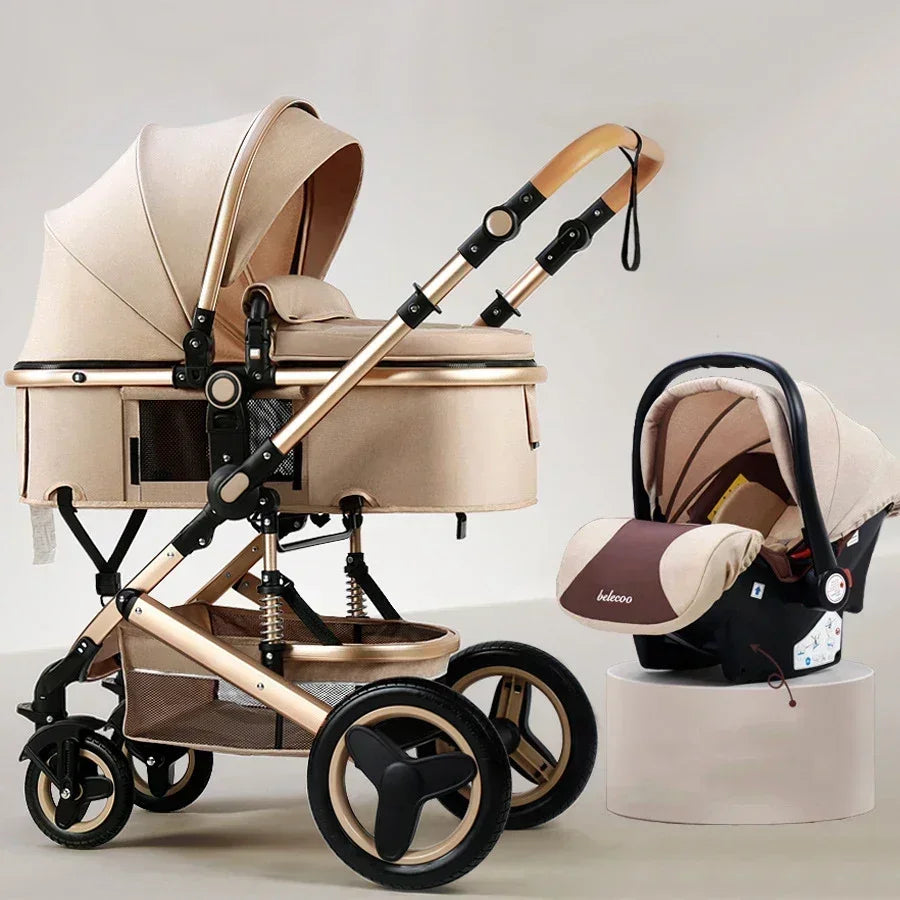 Luxury Infant Stroller Set Newborn Baby