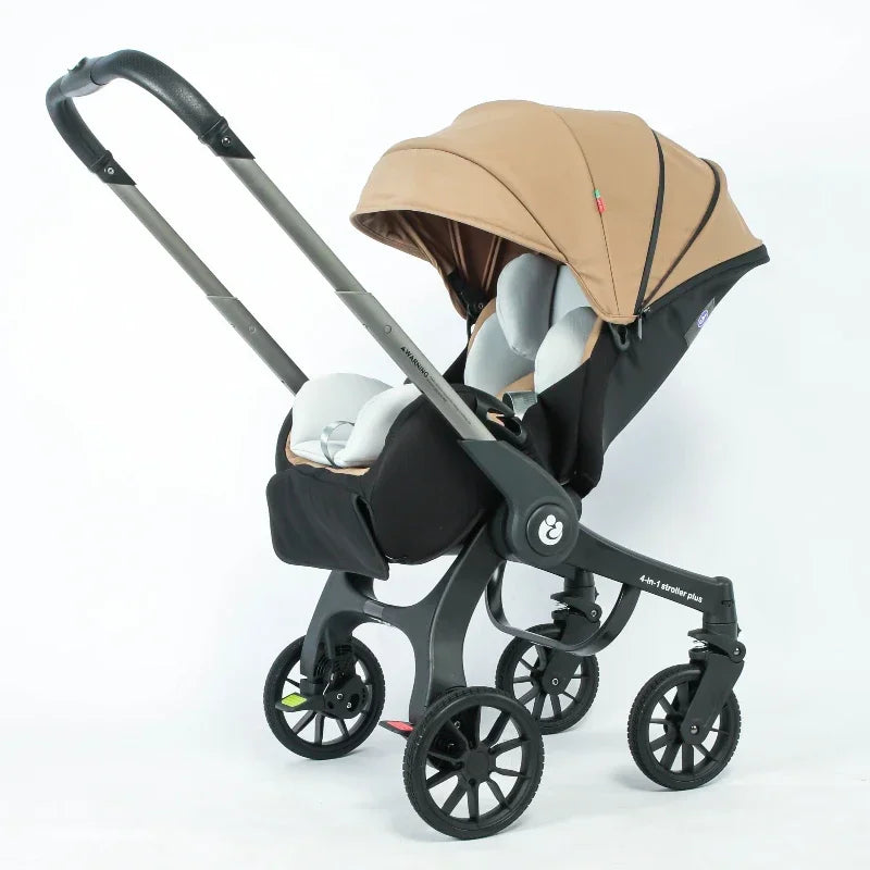 Poussette pliable 4 en 1 pour bébé