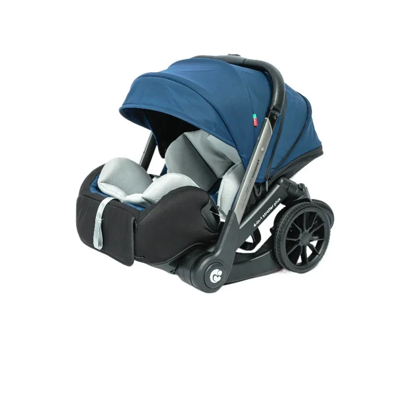 Poussette pliable 4 en 1 pour bébé
