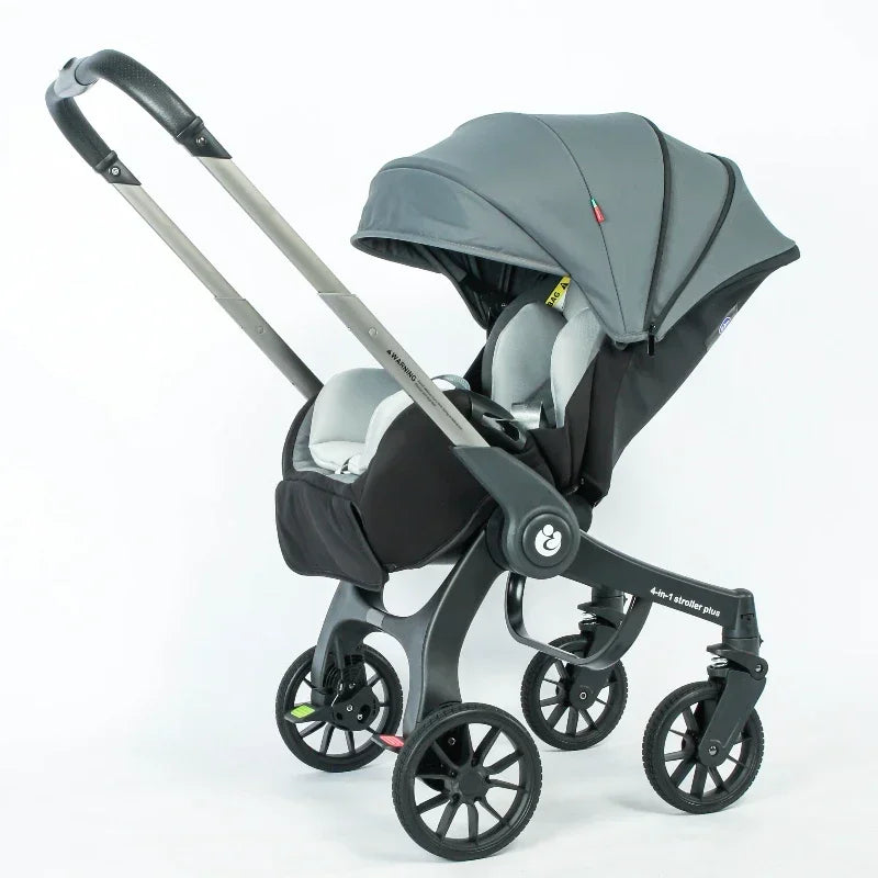 Poussette pliable 4 en 1 pour bébé