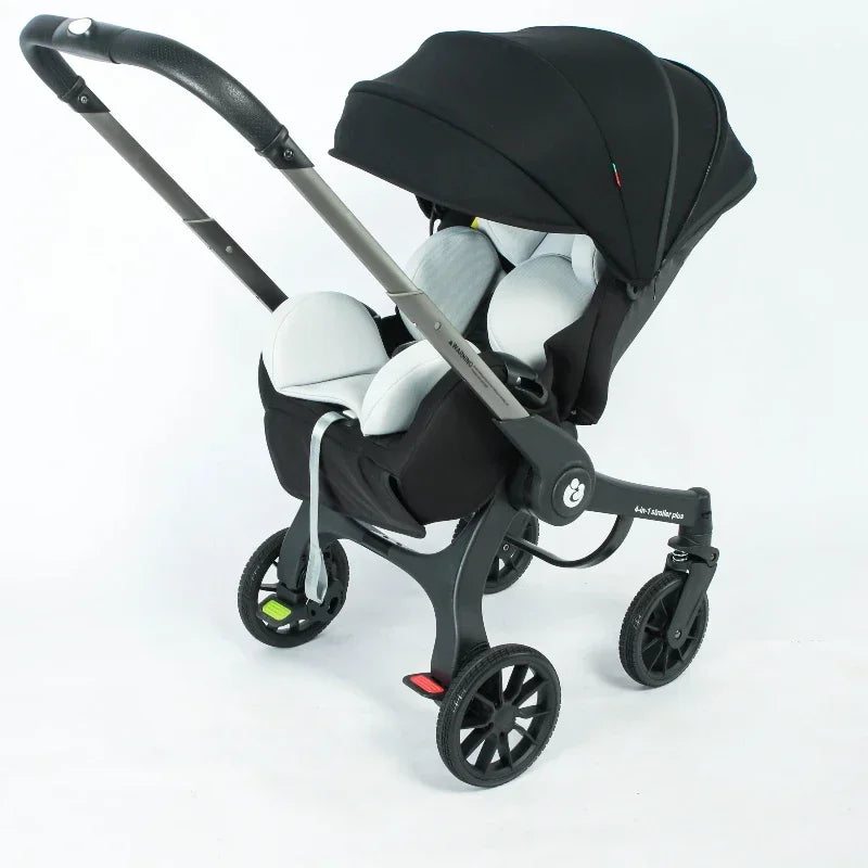 Poussette pliable 4 en 1 pour bébé