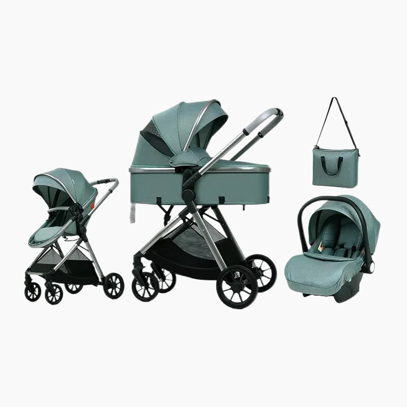 Poussette multifonctionnelle 3 en 1 pour bébé
