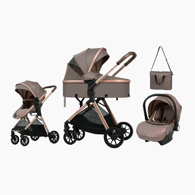 Poussette multifonctionnelle 3 en 1 pour bébé
