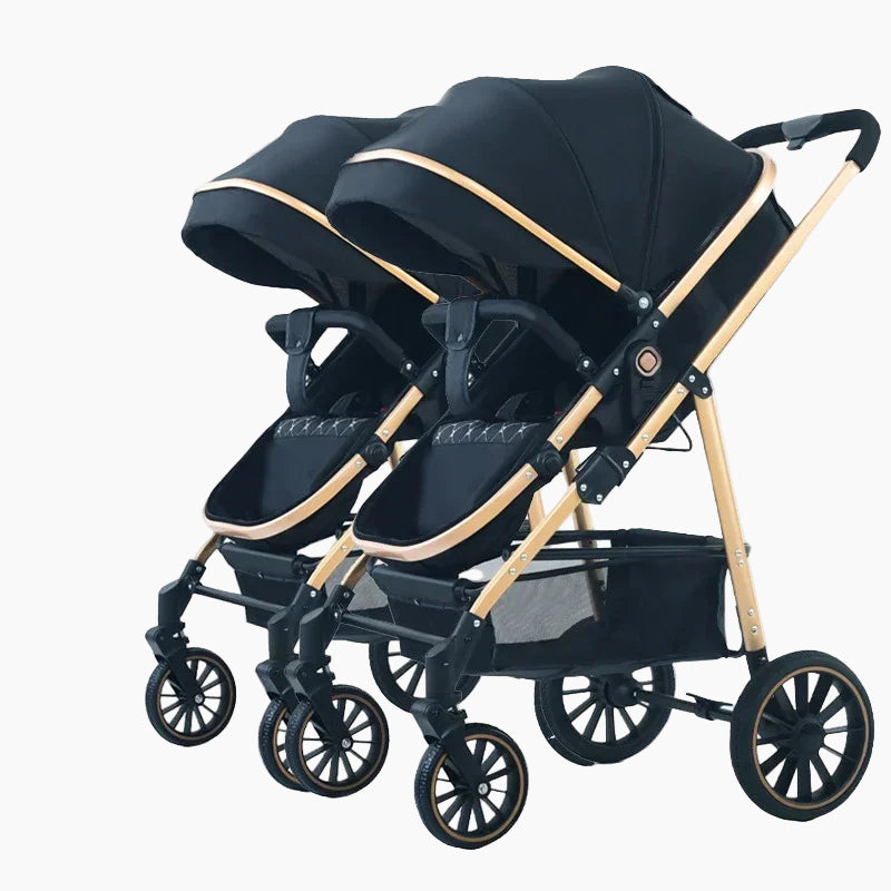 Separable twin baby stroller