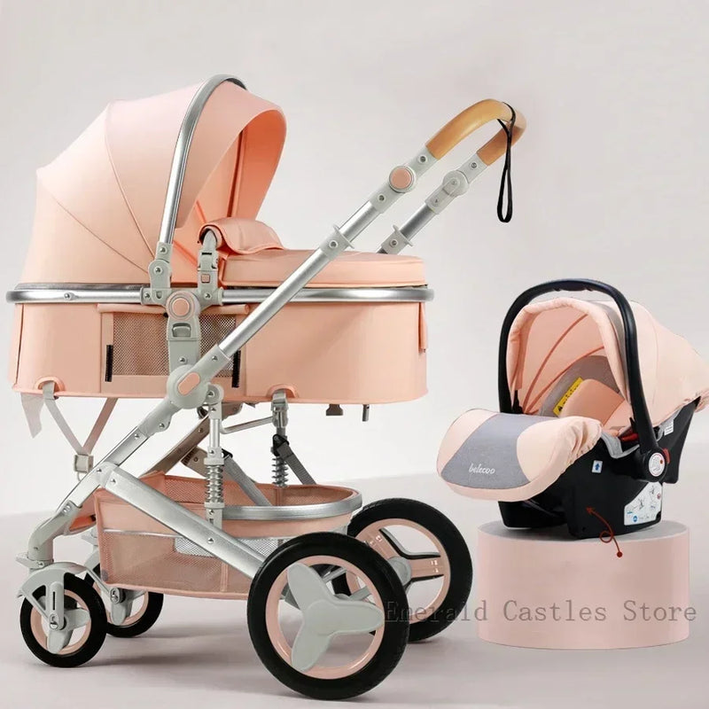 Ensemble de poussette de luxe pour nouveau-né