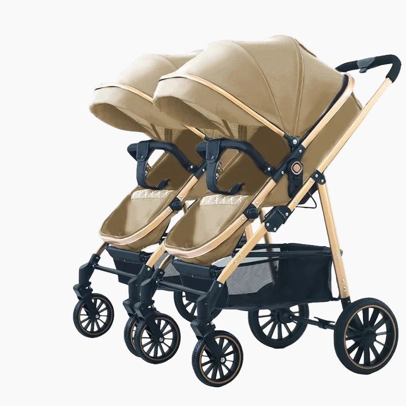 Separable twin baby stroller