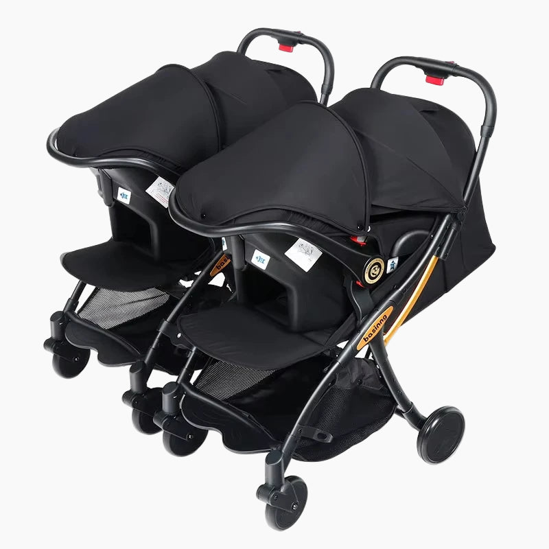 Portable Side-by-side Twin Stroller