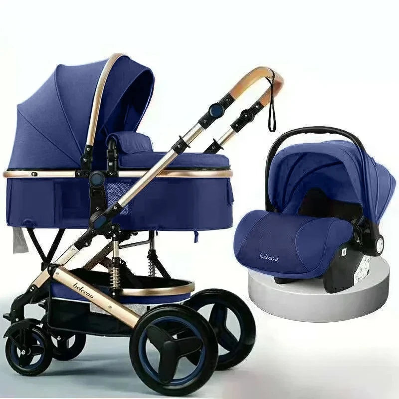 Ensemble de poussette de luxe pour nouveau-né