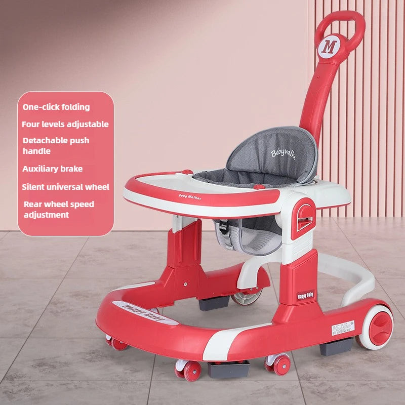 Trotteur pliable et silencieux pour bébé