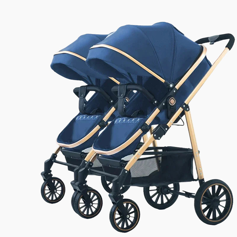 Separable twin baby stroller