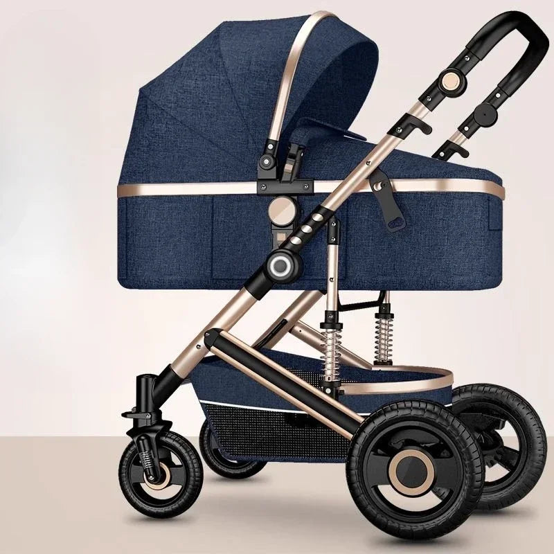 Lightweight Folding Four-wheel Stroller