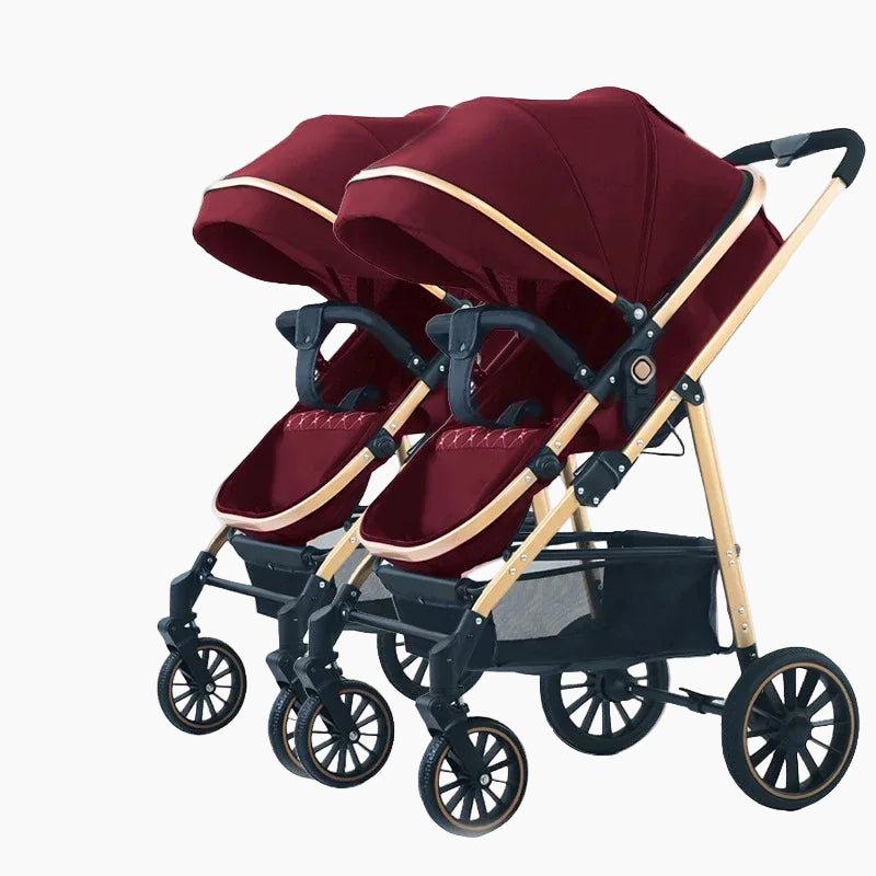 Separable twin baby stroller