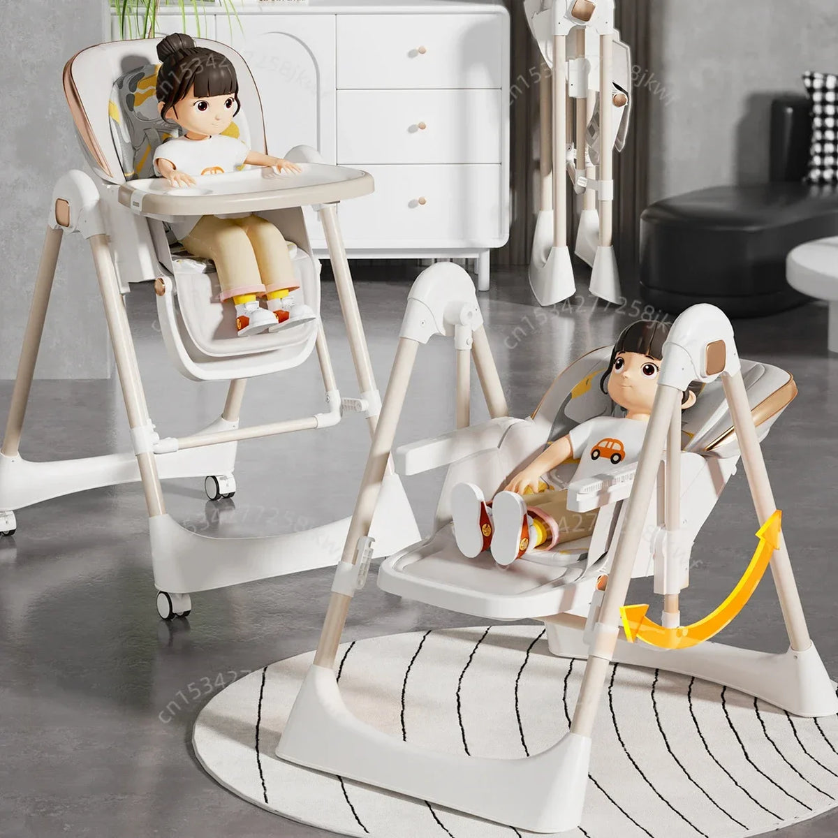 Dual Baby Chair Adjustable