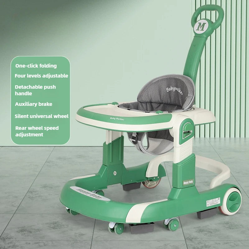 Trotteur pliable et silencieux pour bébé