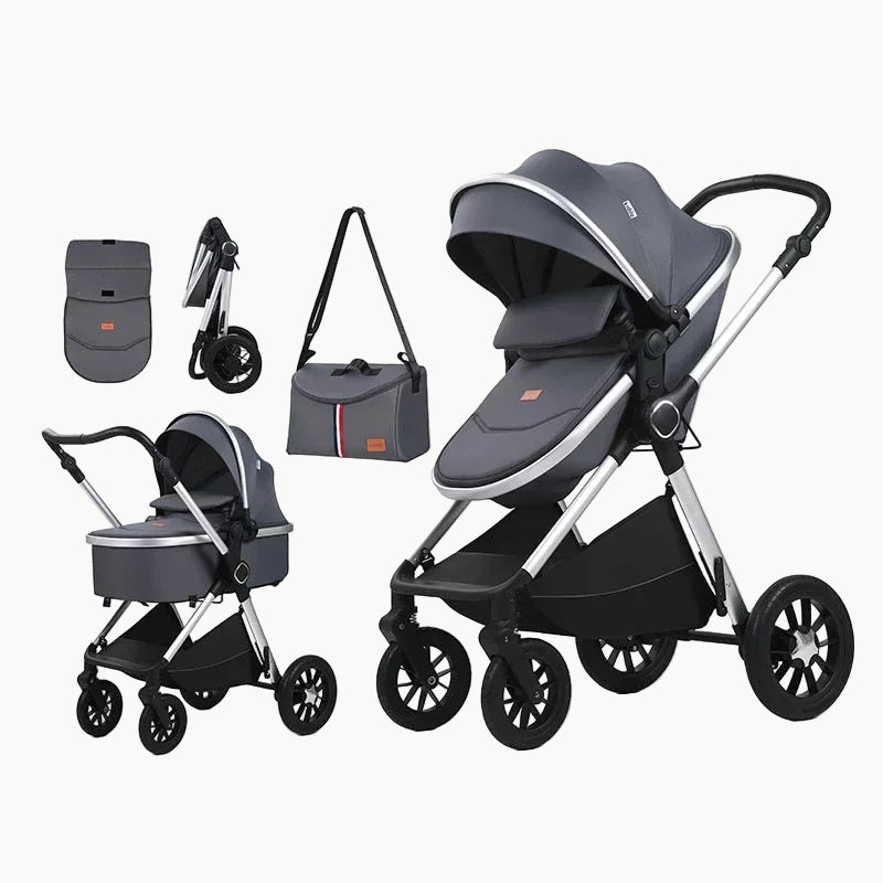 Foldable Baby Stroller High-view