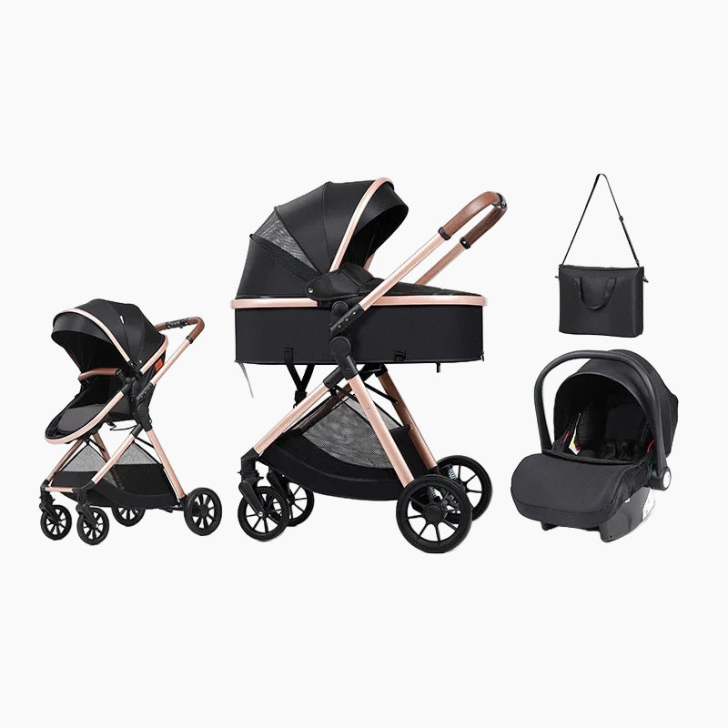 3 in 1 multifunctional baby stroller