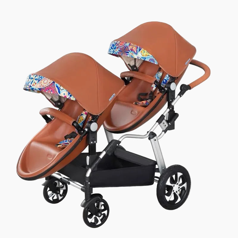 Double baby carriage twin strollers