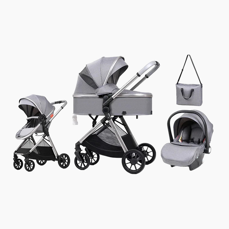3 in 1 multifunctional baby stroller