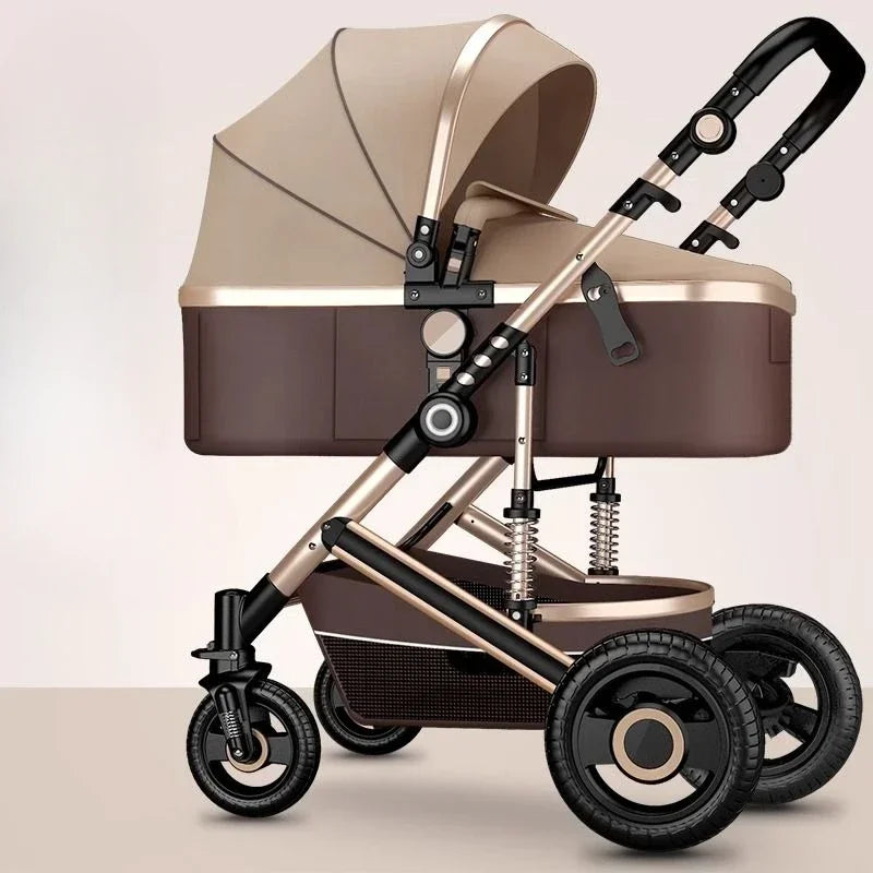 Lightweight Folding Four-wheel Stroller