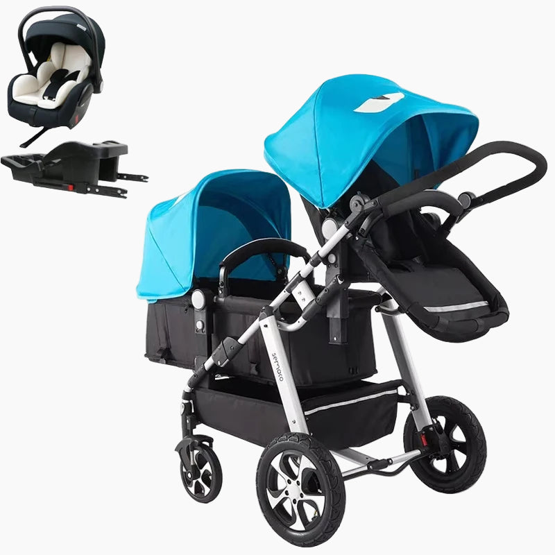 3in1 Twin Baby Stroller